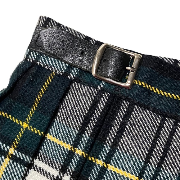 Blarney Wool Blend Irish Plaid Skirt - Picture 8 of 11